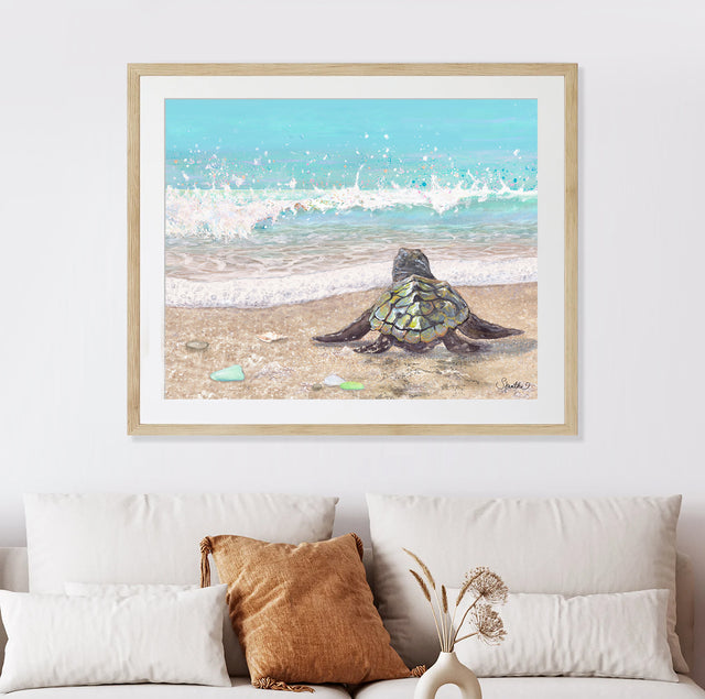 Nautical Art, Beach Prints, Sea Turtle Decor, Coastal Decor