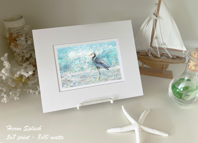 Heron Splash