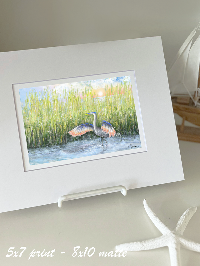 Marsh Heron Dance