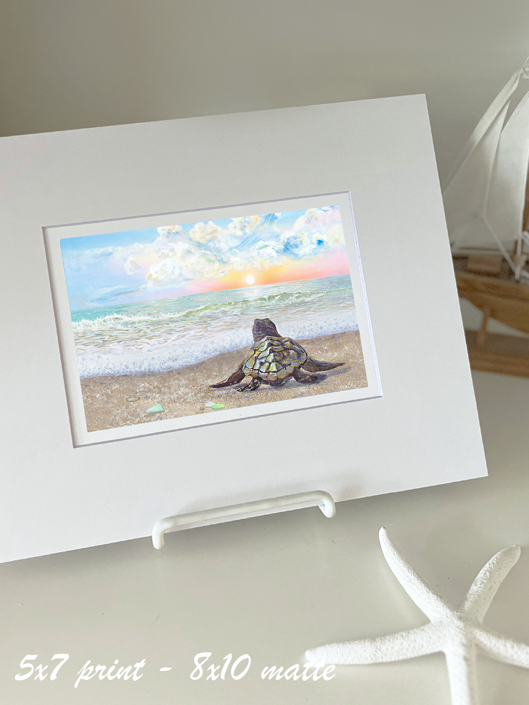 Sunrise Sea Turtle