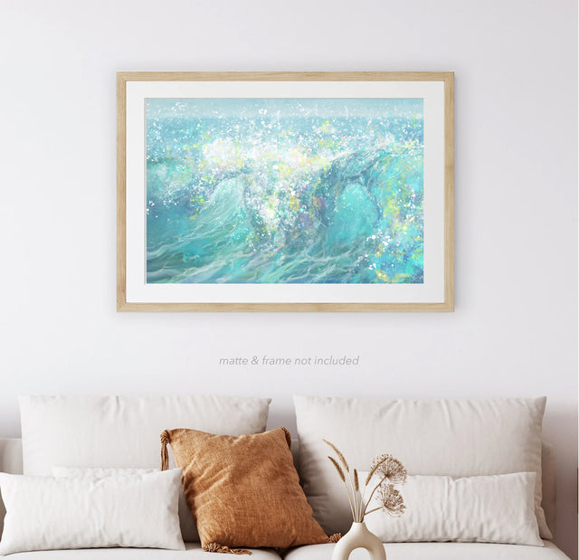 Wave art, wave prints, beach art, beach prints, coastal decor, beach decor