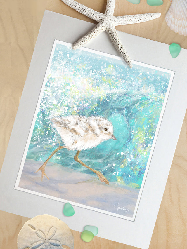 beach bathroom decor, coastal decor, sandpiper art, beach art, coastal prints