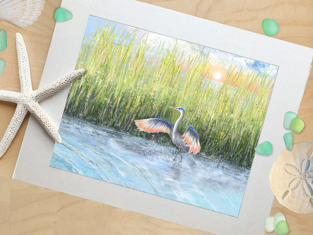 Marsh Heron Dance