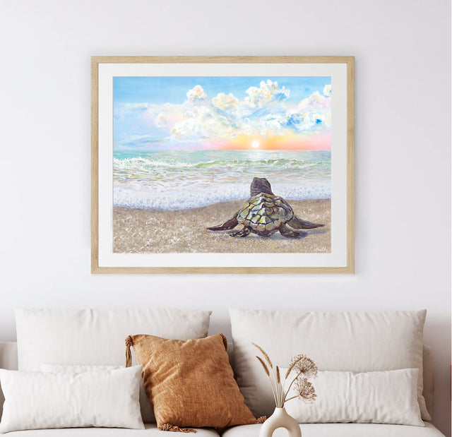 sea turtle art, sea turtle prints, beach living room art, coastal decor, coastal living room decor,
