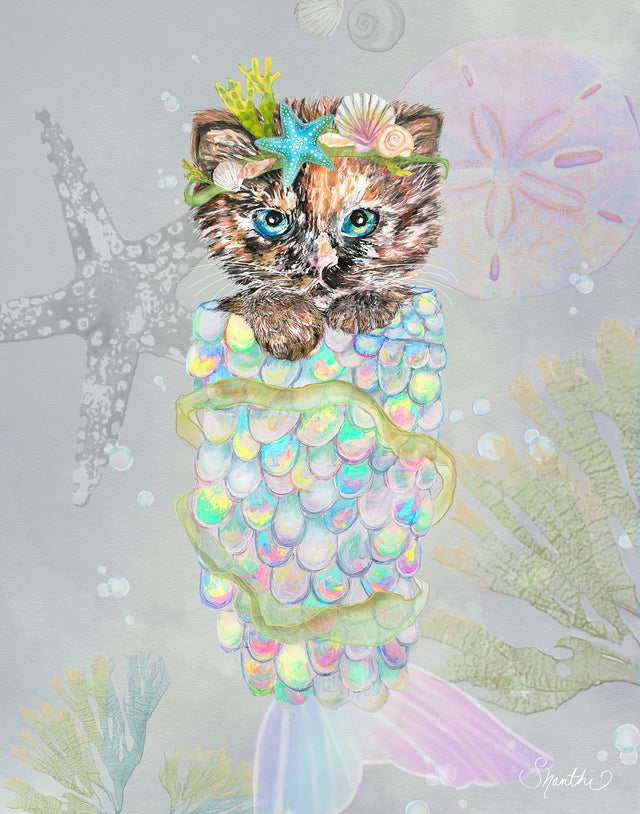 Cat Mermaid Purrito