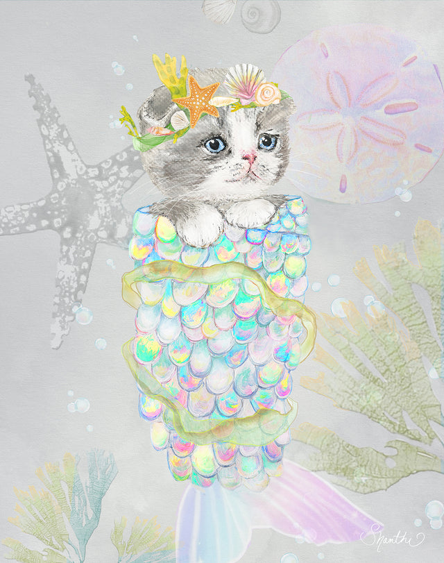 Cat Mermaid Purrito
