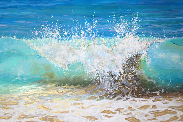 shanthi thiruppathi, Beach Prints, Waves, tropical water, tropical interior design, clearwater beach, calm waters