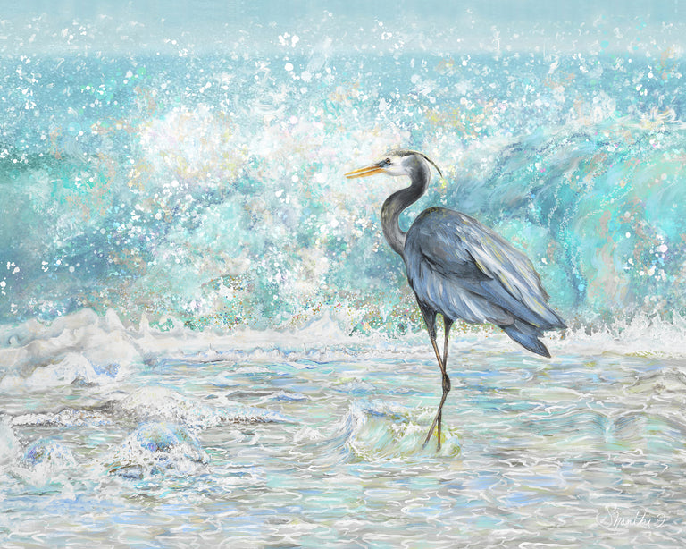Heron Splash