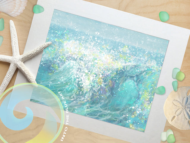 wave art, wave print, beach art, beach prints, beach bathroom art prints