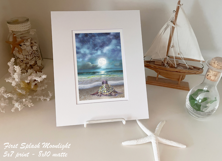 Sea Turtle Moonlight