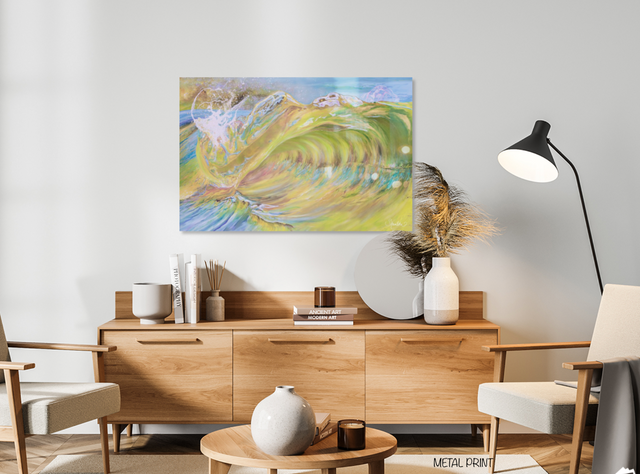 Sunkissed Splash (Metal Print)