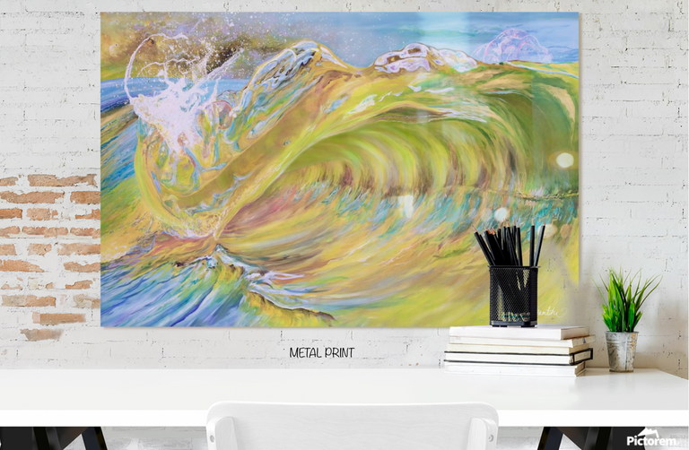 Sunkissed Splash (Metal Print)