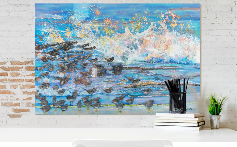 Make A Big Splash (Metal Print)