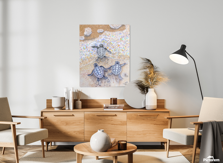 Bubble Path (Metal Print)