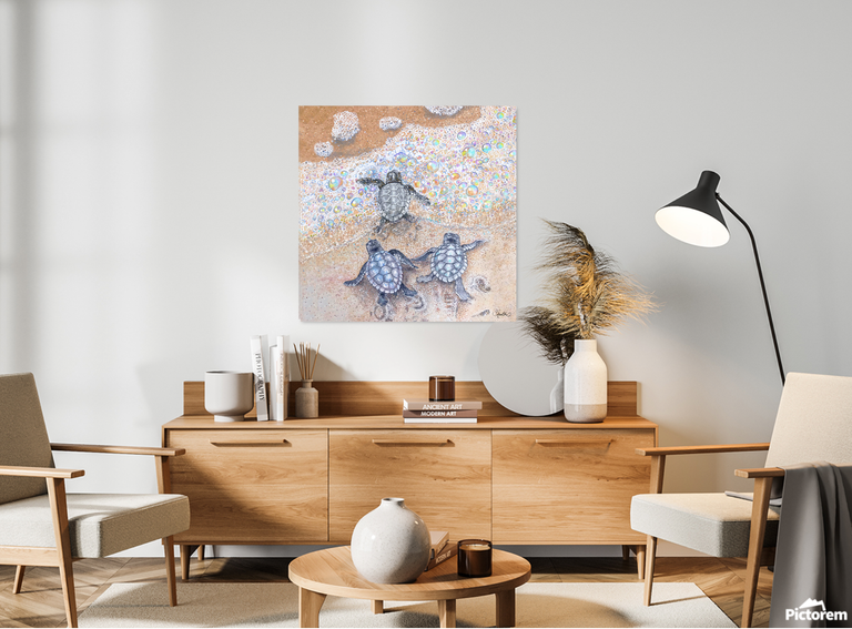 Bubble Path (Metal Print)