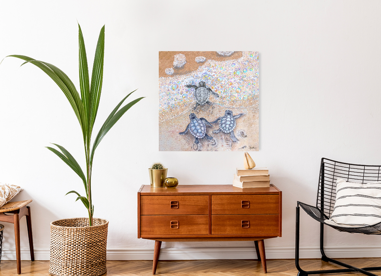 Bubble Path (Metal Print)