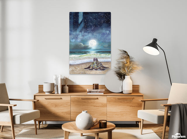 Sea Turtle Moonlight