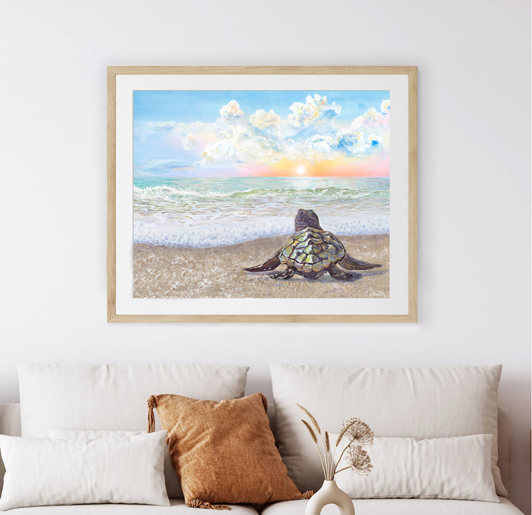 sea turtle art, sea turtle prints, beach living room art, coastal decor, coastal living room decor, 