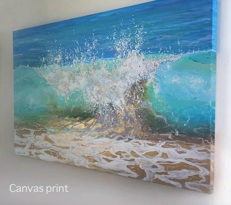 shanthi thiruppathi, Beach Prints, Waves, tropical water, tropical interior design, clearwater beach, calm waters
